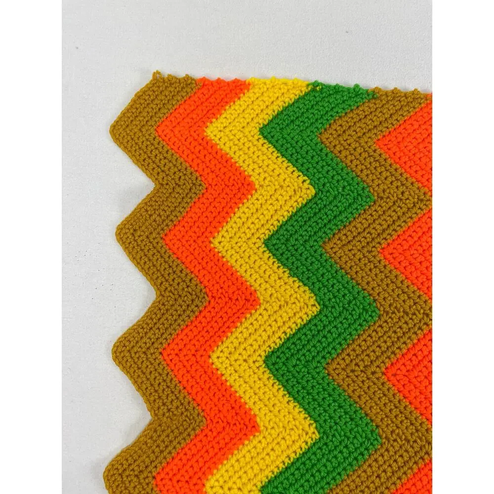 Handmade crochet ripple
